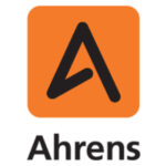 Logo for Ahrens, which is a black stylised A on an orange square with Ahrens underneath.